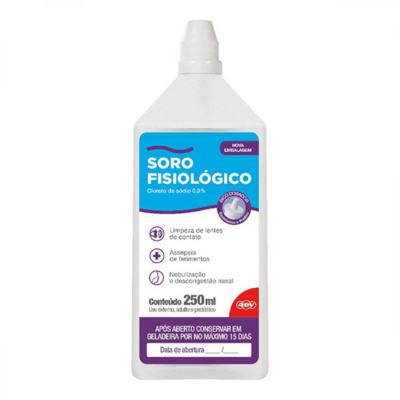 Soro Fisiológico 0,9% (ADV Farma)  250 mL - Solução
