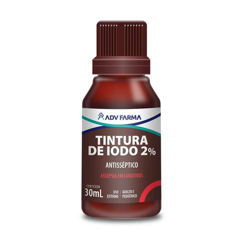 Tintura de Iodo 2%  0.02 - 30 mL - Solução