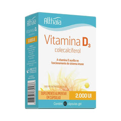 Vitamina D (Althaia)  2.000UI - 60 Unidades - Cápsula