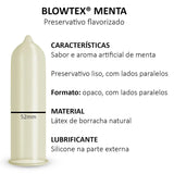 Preservativo Blowtex Menta  3 Unidades