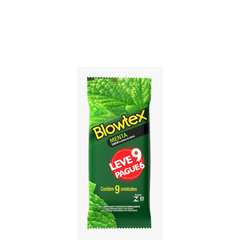 Preservativo Blowtex Menta  6 + 3 Unidades