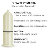Preservativo Blowtex Menta  6 + 3 Unidades