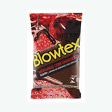 Preservativo Blowtex Morango com Chocolate  3 Unidades
