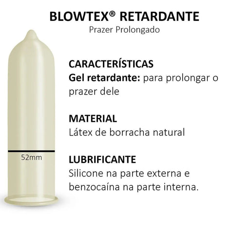 Preservativo Blowtex Retardante  3 Unidades