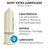 Preservativo Blowtex Skyn Extra Lubrificado  3 Unidades