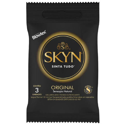 Preservativo Blowtex Skyn Tradicional  3 Unidades