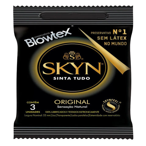 Preservativo Blowtex Skyn Tradicional  3 Unidades