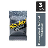 Preservativo Blowtex Tradicional  3 Unidades