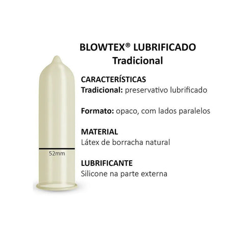 Preservativo Blowtex Tradicional  3 Unidades