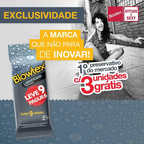 Preservativo Blowtex Tradicional  9 Unidades