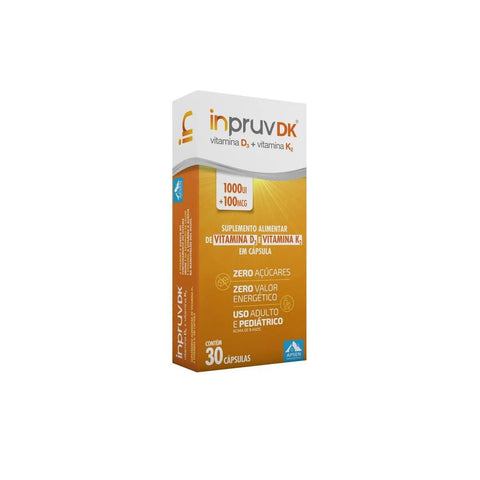 Polivitamínico Inpruv D K  1.000UI + 100mcg - 30 Unidades - Cápsula