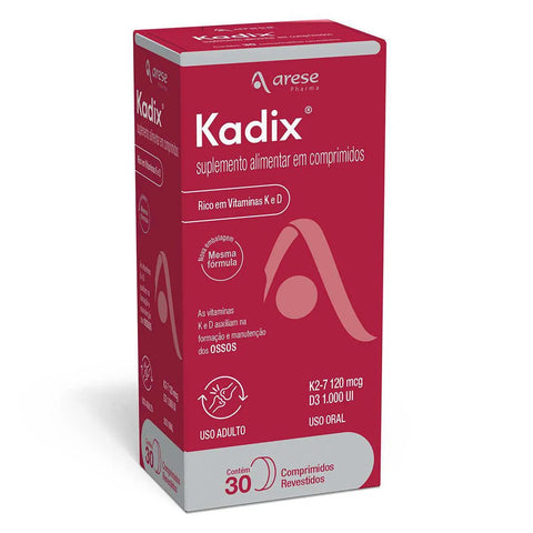 Kadix  1.000UI + 120mcg - 30 Unidades - Comprimido