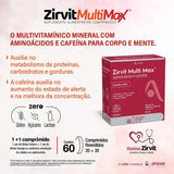 Polivitamínico Zirvit Multi Max  60 Unidades - Comprimido