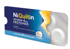 NiQuitin  4mg - 4 Unidades - Pastilha