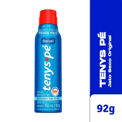 Desodorante Para Pés Tenys Pé  Original - 150 mL / 92 g