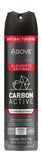 Desodorante Antitranspirante Above Men Elements Carbon Active, Aerossol, Antibacteriano 1 Unidade Com 150Ml