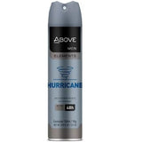 Desodorante Antitranspirante Above Men Elements Hurricane, Aerossol, 1 Unidade Com 150Ml