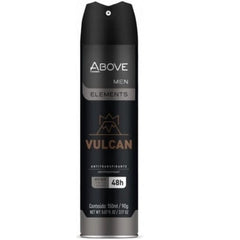 Desodorante Antitranspirante Above Men Elements Vulcan, Aerossol, 1 Unidade Com 150Ml
