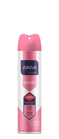 Desodorante Antitranspirante Above Women Candy, Aerossol Com 150Ml