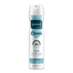 Desodorante Antitranspirante Above Women Cream Ligth, Aerossol Com 150Ml