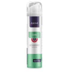 Desodorante Antitranspirante Above Women Lady, Aerossol Com 150Ml