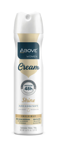 Desodorante Antitranspirante Above Women Shine, Aerossol Com 150Ml
