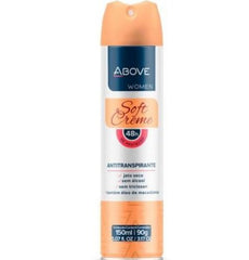 Desodorante Antitranspirante Above Women Soft Creme, Aerossol Com 150Ml