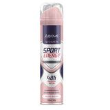Desodorante Feminino Above Sport Energy Aerossol Com 150Ml