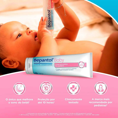 Creme para Assaduras Bepantol Baby  120 g - Creme