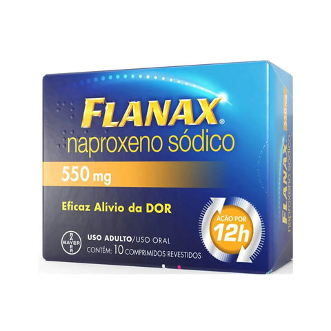 Flanax  550mg - 10 Unidades - Comprimido
