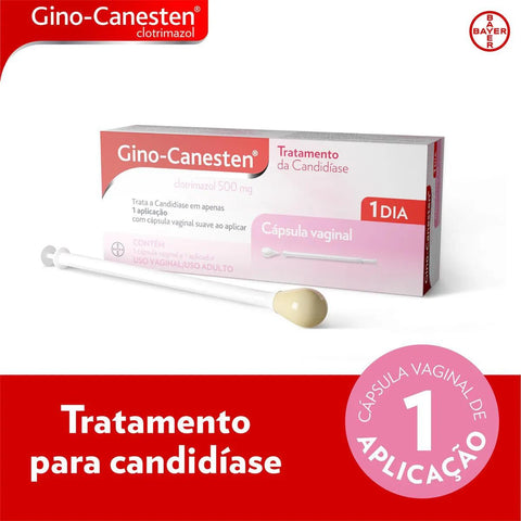 Gino-Canesten 1 Dia  500mg - 1 Unidade - Cápsula