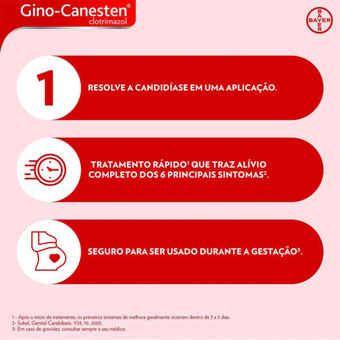 Gino-Canesten 1 Dia  500mg - 1 Unidade - Cápsula