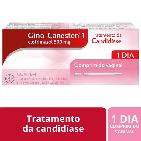 Gino-Canesten 1 Dia  500mg - 1 Unidade - Comprimido
