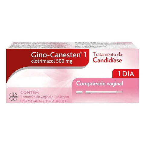 Gino-Canesten 1 Dia  500mg - 1 Unidade - Comprimido