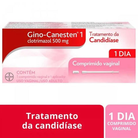 Gino-Canesten 1 Dia  500mg - 1 Unidade - Comprimido