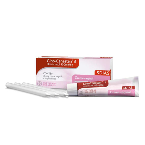 Gino-Canesten 3 Dias  100mg/5g - 20 g - Creme