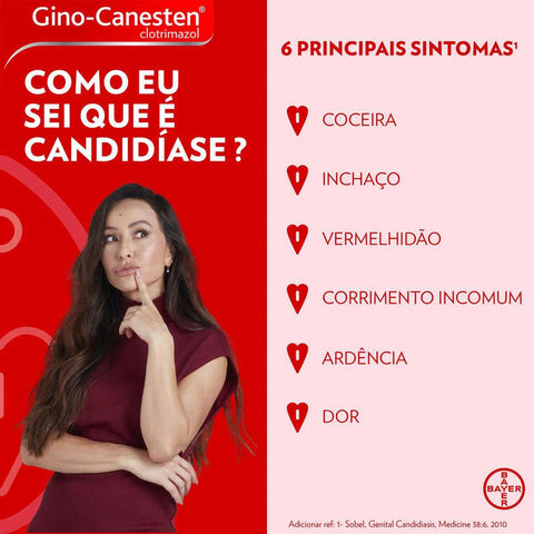 Gino-Canesten 6 Dias  50mg/5g - 35 g - Creme