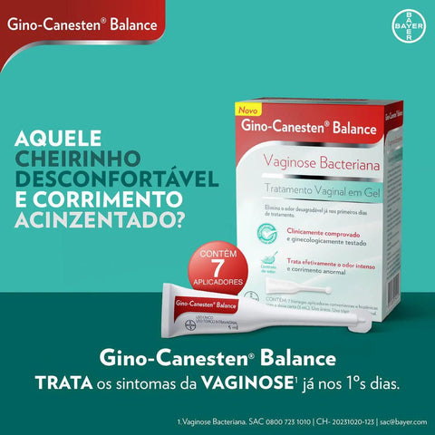 Gino-Canesten Balance  10mg/g - 7 x 5mL - Creme