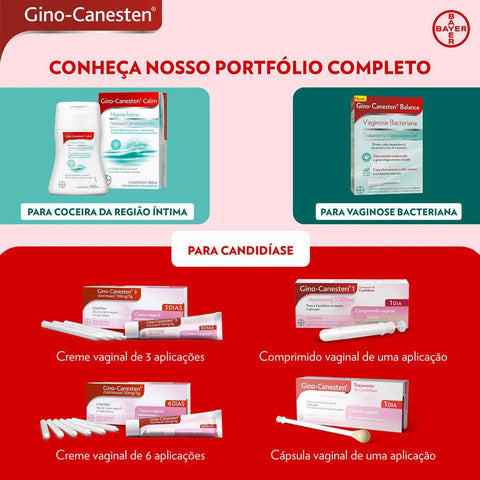 Gino-Canesten Balance  10mg/g - 7 x 5mL - Creme