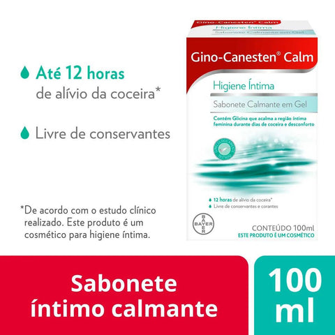 Gino-Canesten Calm  100 mL - Solução