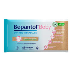 Lenço Umedecido Bepantol Baby Biodegradável  48 Unidades