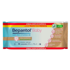 Lenço Umedecido Bepantol Baby Biodegradável  96 Unidades