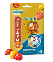 Vitamina C Redoxitos  Mix de Frutas - 25 Unidades - Goma