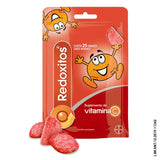 Vitamina C Redoxitos  Morango - 25 Unidades - Goma
