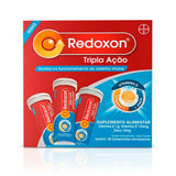 Vitamina C Redoxon Tripla Ação  1g + 10mcg + 10mg - 30 Unidades - Efervescente