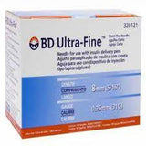 Agulha Bd para Caneta  Tamanho 8 mm - 100 Unidades