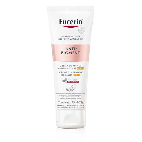 Creme Eucerin Antipigmentacao Clareador de Maos  FPS 30 - 75 mL