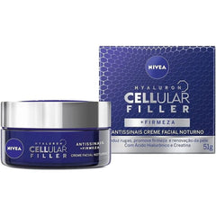 Creme Facial Nivea Cellular Hialurônico Antirrugas Noturno 51G