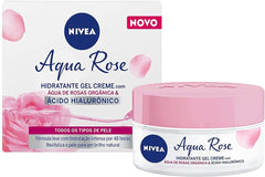 Creme Nivea Hidradante Gel Facial Aqua Rose 50 Ml