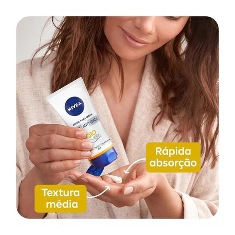 Creme Para Mãos Nivea Q10 3 Em 1 Anti-Idade 75G